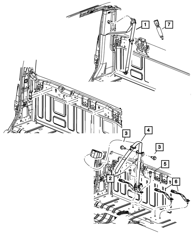 6507057AA - Restraints: Hex Head Screw And Washer for Mopar Image image