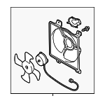 MR958431 - HVAC: Fan Assembly for Mitsubishi: Galant Image