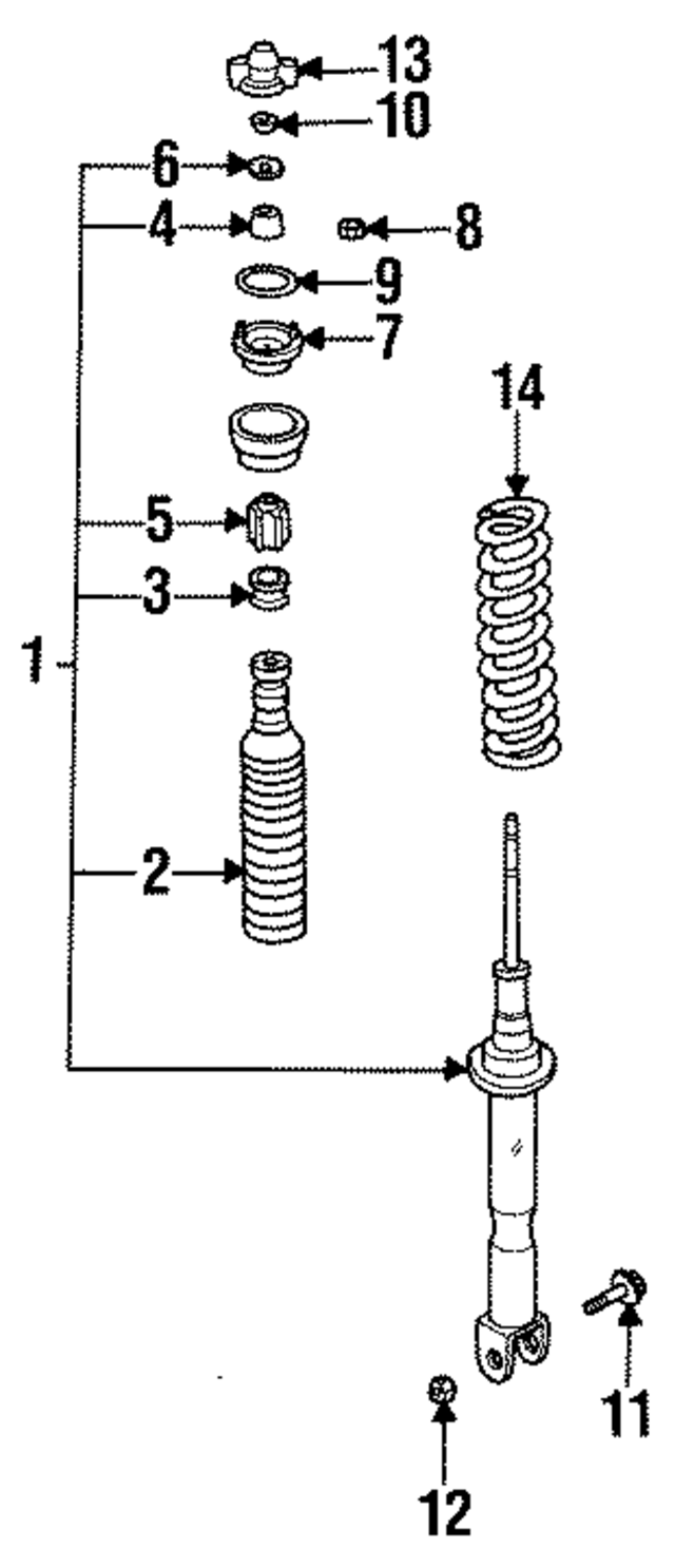 5622633P00 - : Mount Bolt for Infiniti Image