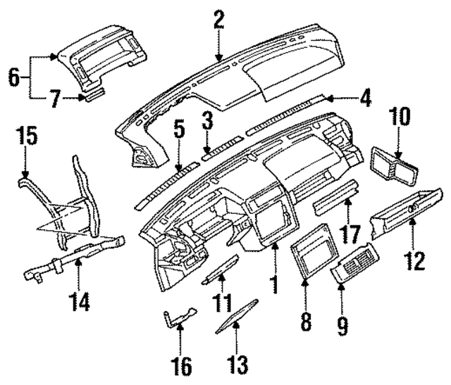 6810084M60 - : Instrument Panel for Nissan Image