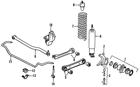 Front Suspension for 1992 Jeep Cherokee #1