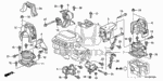 36536RCAA00 - Body/Air Conditioning: STAY, RR. OXYGEN SENSOR for Honda Image