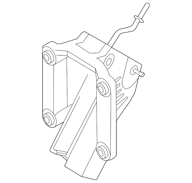 2006-2007 Mazda 5 Gear Shift Assembly CC29-46-100D