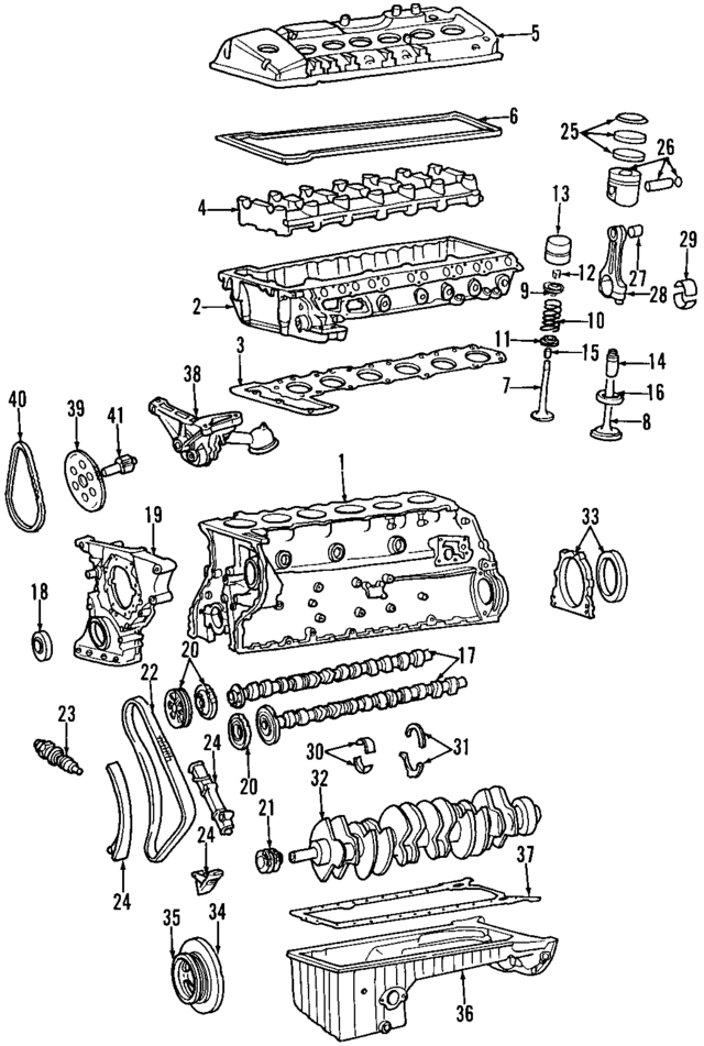 20305324 - Engine: Piston Ring for Mercedes-Benz Image