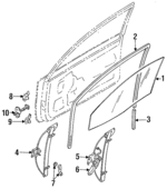 MB967804 - Body: Glass for Dodge: Colt Image