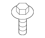 7147118369 - Body: Mount Plate Screw for BMW Image