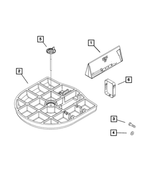 6107289AA - Wheels: Hex Head Screw for Fiat: 500X | Jeep: Compass, Renegade Image
