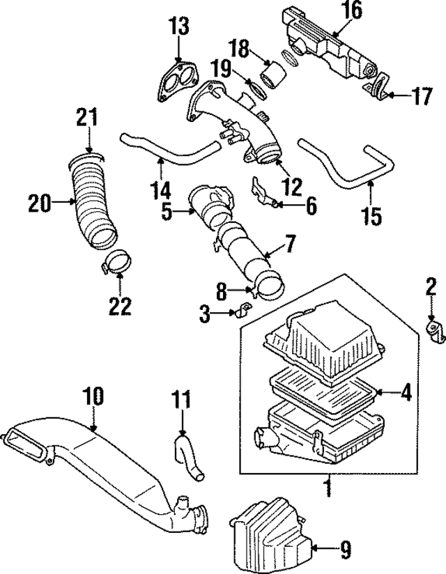 K01C13320A - : Air Cleaner for Kia Image