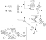 1743220100 - Suspension: Spring Seat for Mercedes-Benz Image