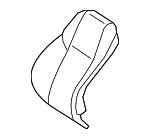 46391024058X81 - Body: Seat Back Cover for Mercedes-Benz Image