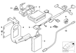 65908369053 - Audio, Navigation, Electronic Systems: Support Bracket, Navigation Computer for BMW Image