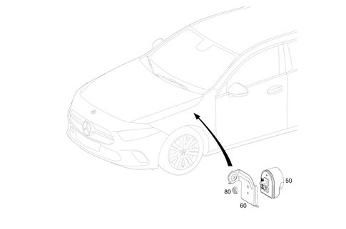Antitheft Alarm System for 2021 Mercedes-Benz A 35 AMG&reg; #0