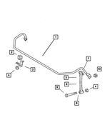 5099081AA - Rear Suspension: Rear Sway Bar for Mopar Image