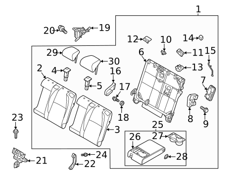 Second Row Seats for 2019 Mazda CX-5 #1