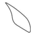 971837911A - Body: Door Weather-strip for Porsche Image