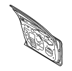 971831021AYGRV - Body: Door Shell for Porsche Image
