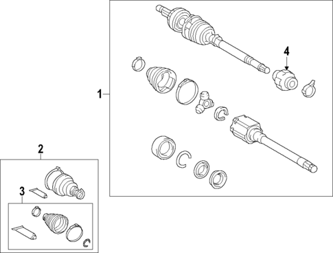 Axle Shafts & Joints for 2019 Toyota Highlander #0