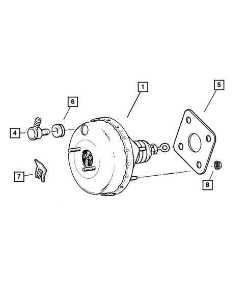 Power Brake Booster for 2001 Dodge Neon #0
