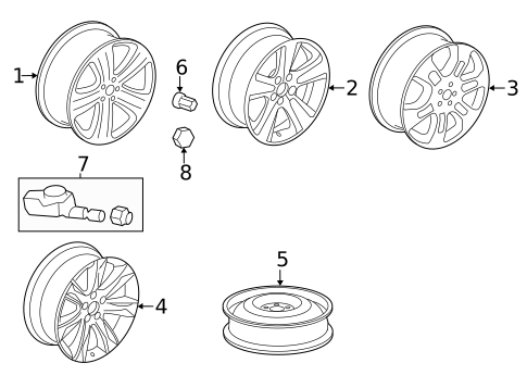 Covers & Trim for 2008 Acura MDX #0