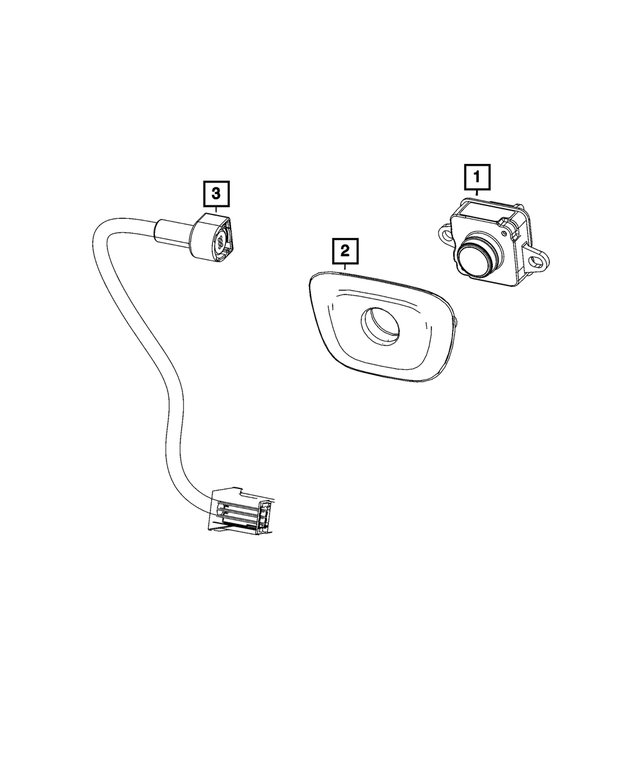 4672761AC - Electrical: Rear View Camera for Mopar Image
