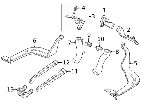 Ducts for 2017 Porsche Cayenne #1