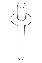 151500231 - Body: Bumper Cover Rivet for Nissan Image