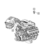 68061029AA - 5.7L Gas; Engine: Crankcase Vent Valve for Chrysler: 300, Aspen | Dodge: Challenger, Charger, Durango, Ram 1500, Ram 2500, Ram 3500 | Jeep: Commander, Grand Cherokee Image