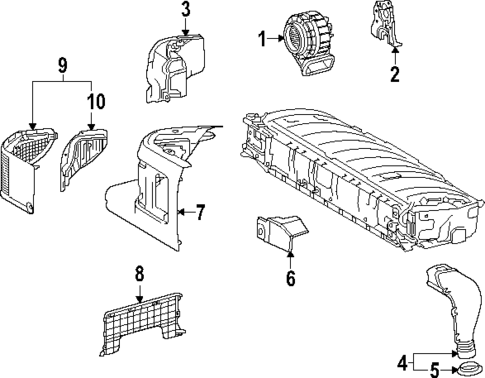 Battery for 2025 Lexus NX350h #1