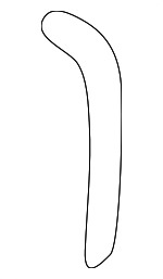 1J6877233 - Body: Drain Hose for Volkswagen: Golf, Passat Image