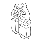 1C0959811A017 - Body: Window Motor for Volkswagen: Golf, GTI, Jetta, R32 Image