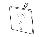 1J6845025K - Body: Movable Glass for Volkswagen: Golf Image