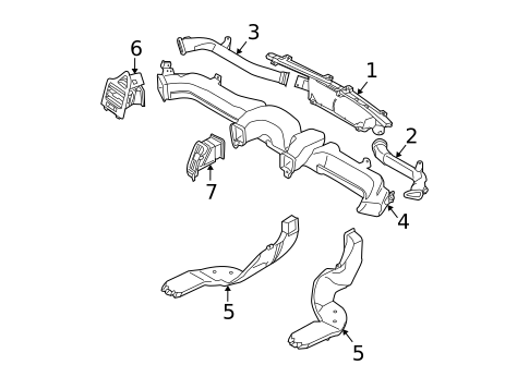 Ducts for 2009 Hyundai Sonata #0