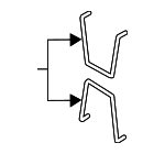 59957A9100 - Brakes: Spring for Kia: Sedona Image