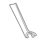 2C5Z7803599AAA - Body: Pillar Trim for Lincoln: Aviator Image