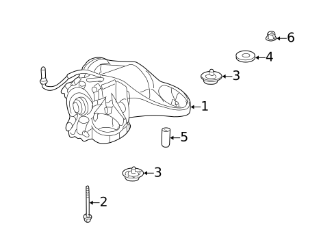 Axle & Differential for 2004 Pontiac Montana #0