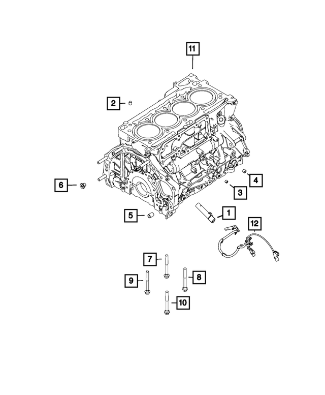 4884783AA - Engine: Dowel Pin for Mopar Image