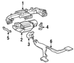 10192792 - Cooling System: Radiator Assembly Upper Insulator for Chevrolet: Lumina, Monte Carlo | Oldsmobile: Cutlass Supreme Image