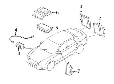 Electrical Components for 2017 Audi RS7 #2