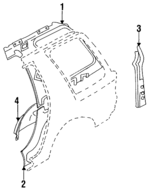 MB861464 - : Upper Panel for Mitsubishi: Expo Image