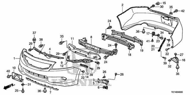 Bumpers for 2012 Honda Accord #0