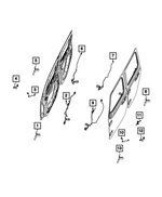 68598360AA - Electrical: Front Door Wiring for Mopar Image