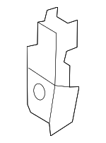 T2H42840 - Cooling System: Lower Bracket for Jaguar: F-Pace, XE, XF Image