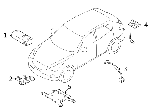 Electrical Components for 2016 INFINITI QX50 #2