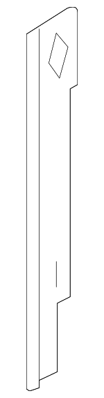7L0820132 - HVAC: A/C Condenser Seal for Audi Image