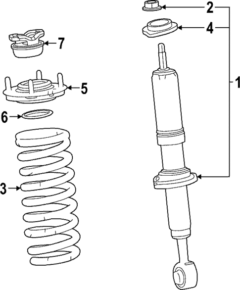 Struts & Components for 2025 Lexus LX700h #0