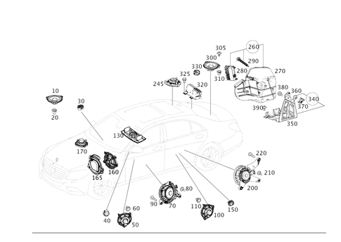 Loudspeaker for 2020 Mercedes-Benz S63 AMG #0