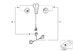 25112231551 - Retrofitting / Conversion / Accessories: Illuminated Leather Shifting Knob for BMW Image