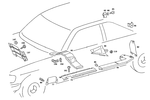 9901392 - Electrical System: Rivet for Mercedes-Benz Image