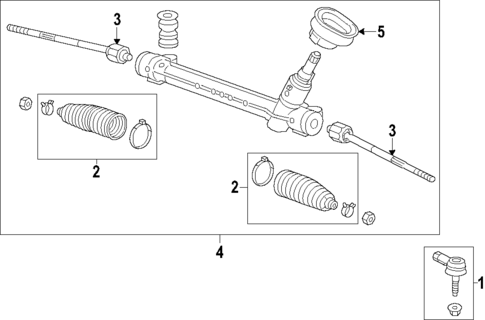 Steering Gear & Linkage for 2020 Chevrolet Sonic #1
