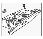 2546800003649J38 - Body: Glove Box Assembly for Mercedes-Benz Image